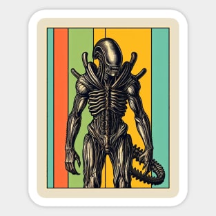 Xenomorph Modeling Sticker